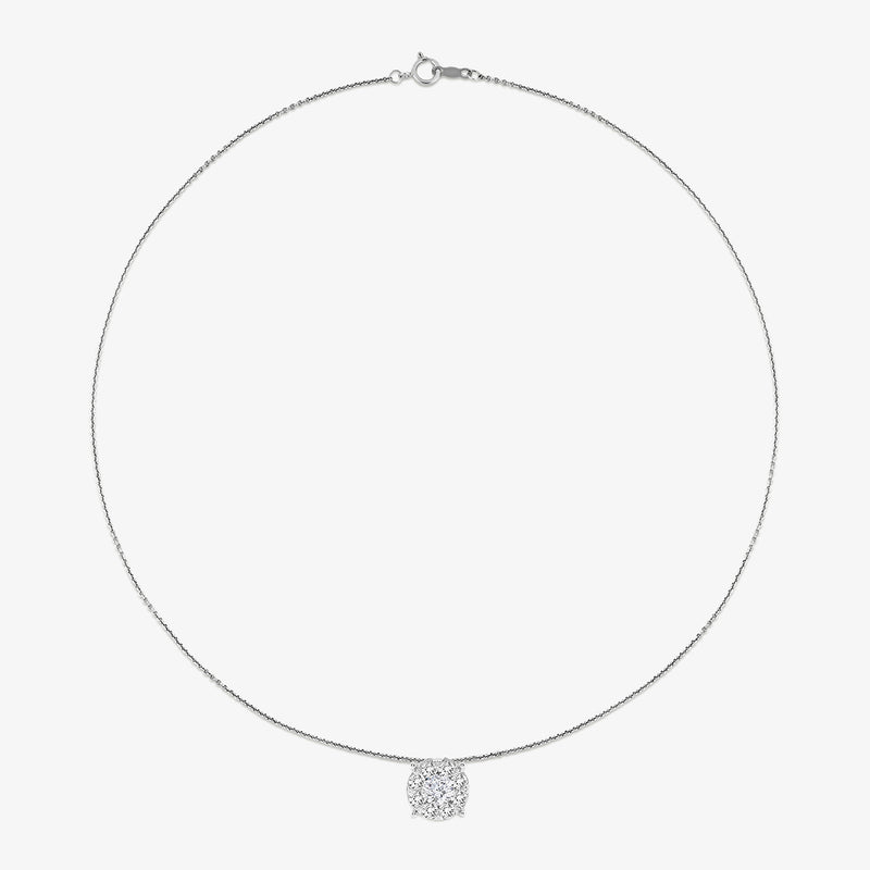 Classic Halo Solitaire Necklet
