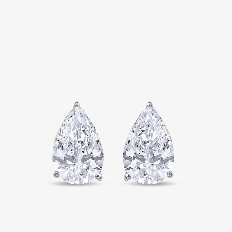 Pearluxe Solitaire Stud Earrings
