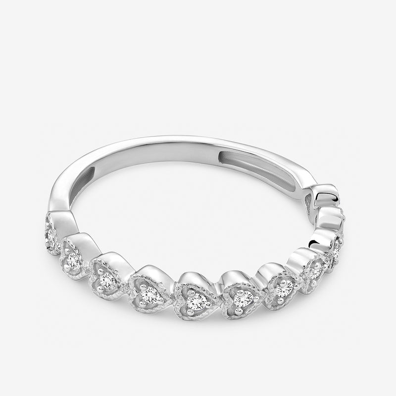 Infinite Heart Diamond Ring