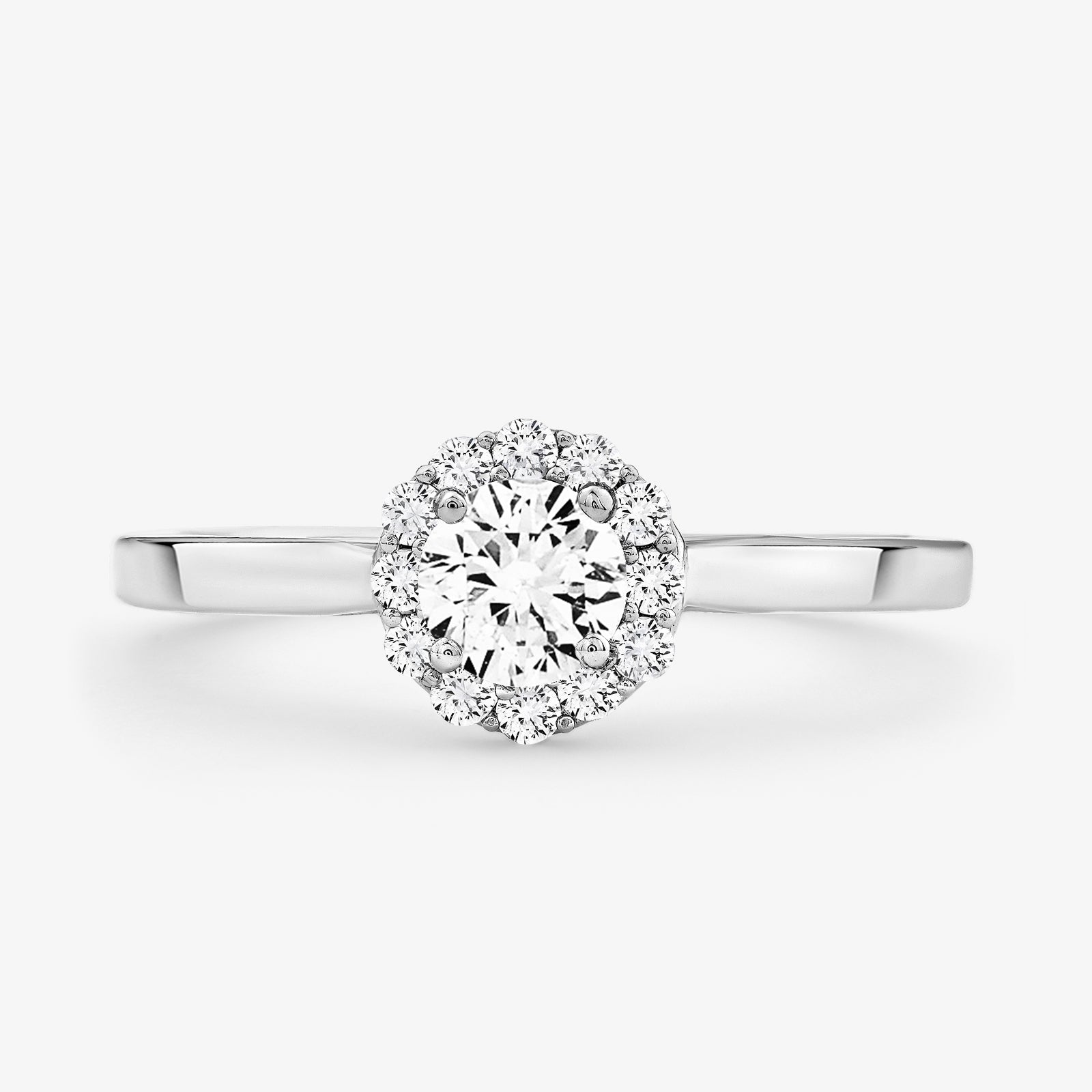 CLASSIC <span>Halo Solitaire</span> RING