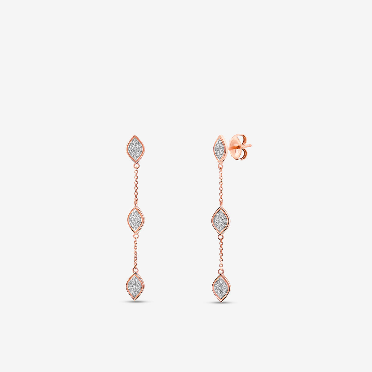 TRIO <span>Square Dangler </span>EARRINGS