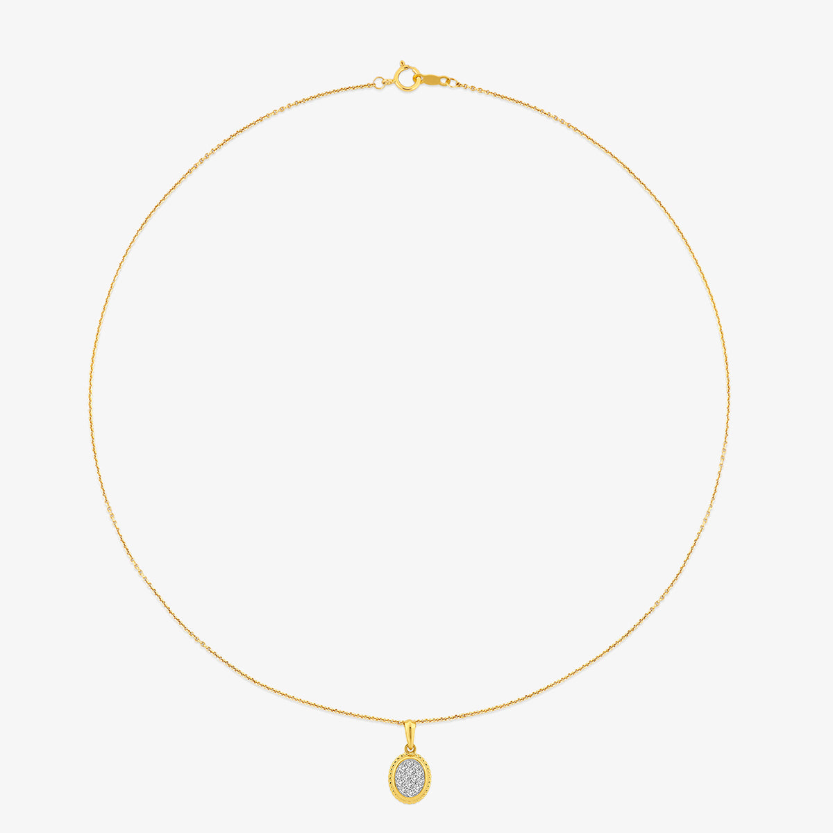 ROPEGLOW <span>Oval Cluster</span> Necklet