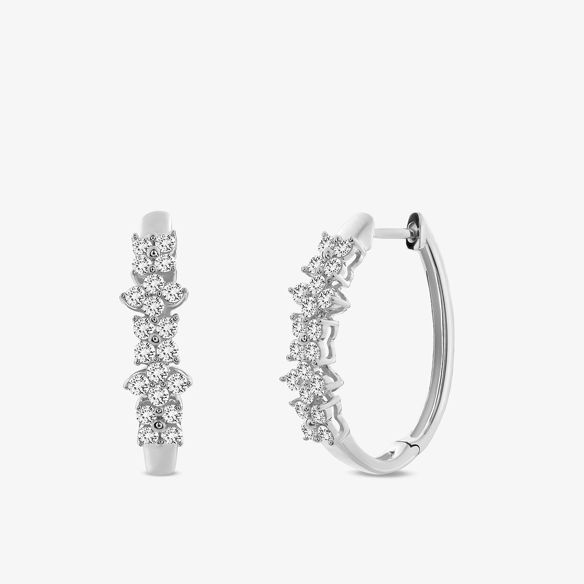 NOVA<span>Bloom Diamond Hoop</span> EARRINGS