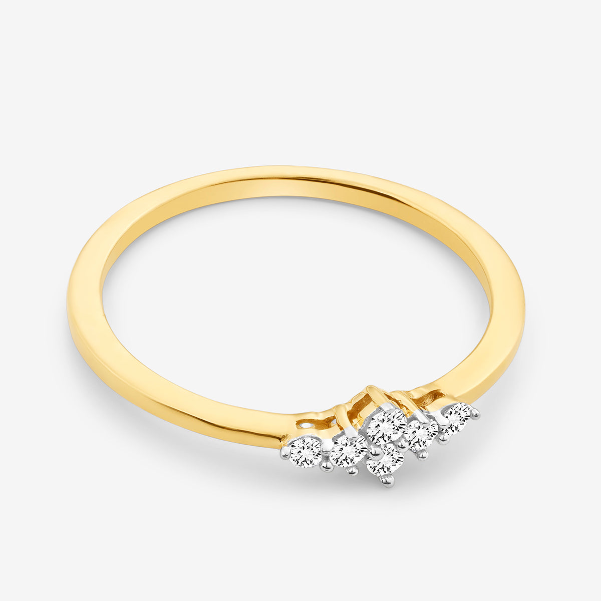 PETITE<span> Trio Cluster Diamond </span>RING