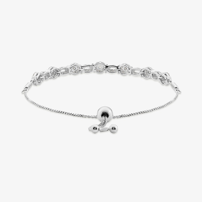 Circle Strand Symphony Diamond Bracelet