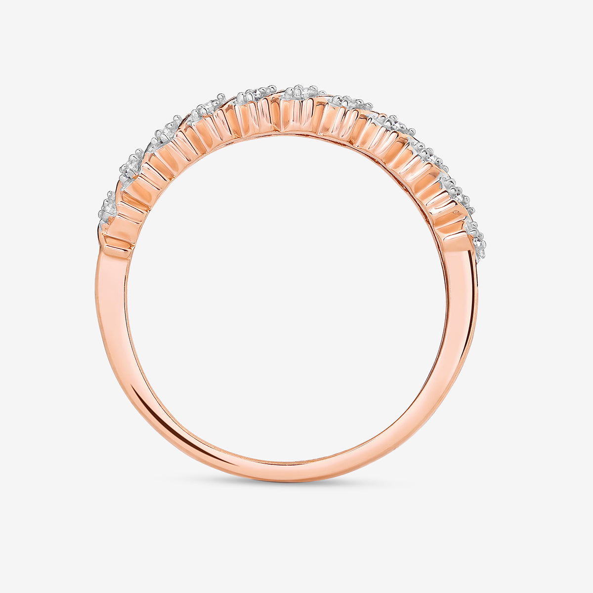 TEXTURED <span>Chevron Diamond </span>RING