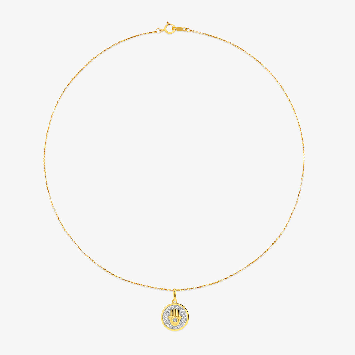 NAZARIYA<span> Halo Diamond </span>NECKLET
