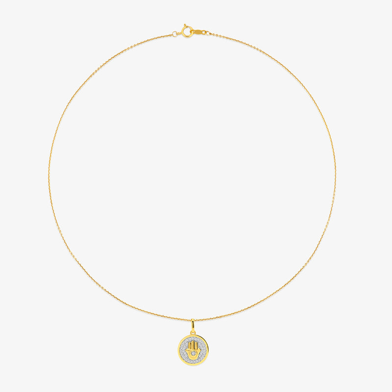 Nazariya Halo Diamond Necklet