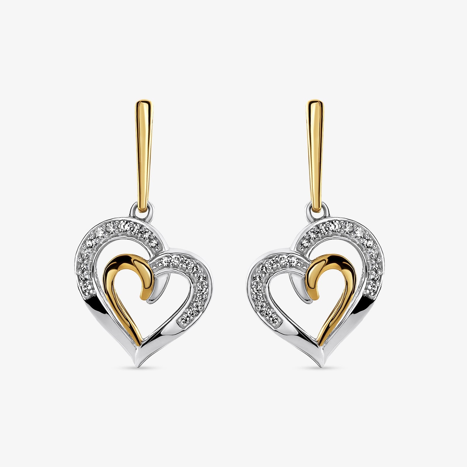 LINKED <span>In Love Heart</span> EARRINGS