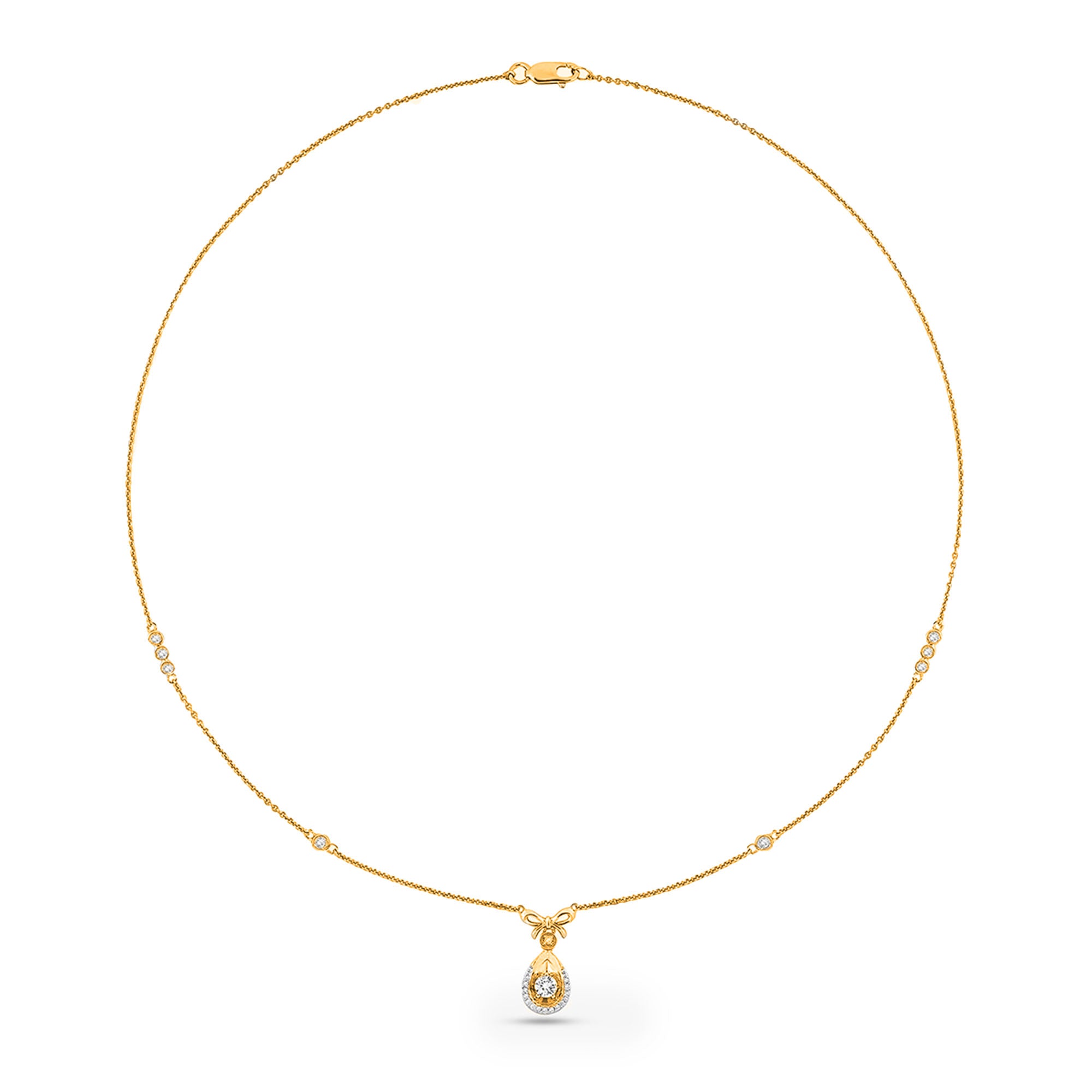 Minimal Drop Beaded Necklet