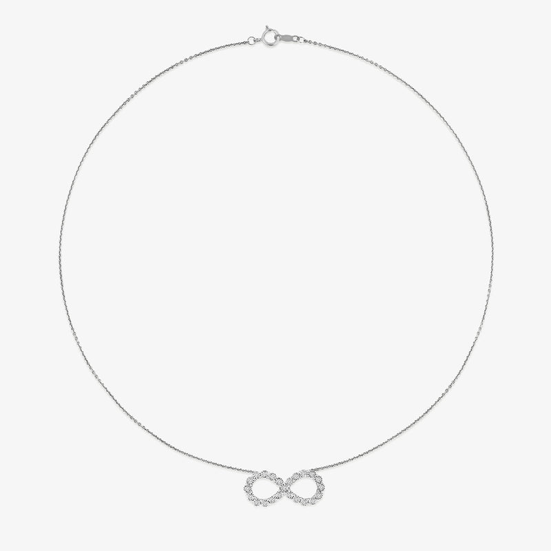 Keemti Jewels' FOREVER Embrace Infinity NECKLET adds everyday elegance with its sparkling diamond design.