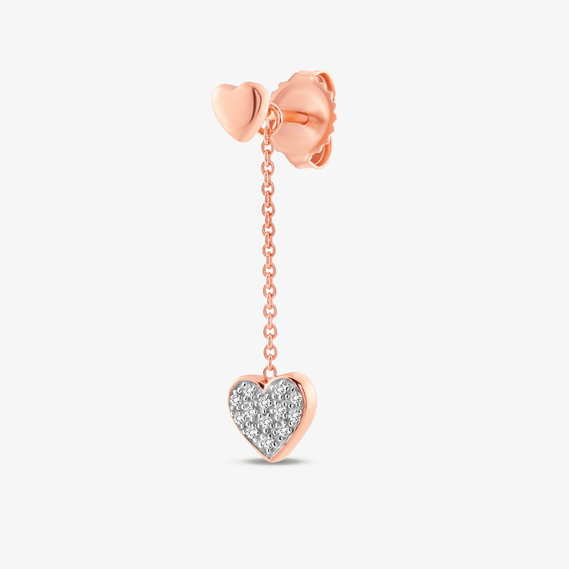 Sweetheart Diamond Sui Dhaga Earrings