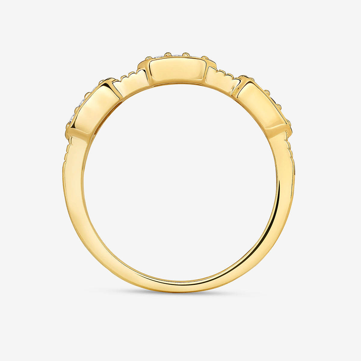 TRIO<span> Segment Diamond </span>RING