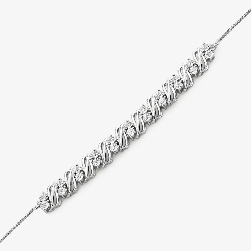 Adjustable Rhythm Diamond Bracelet