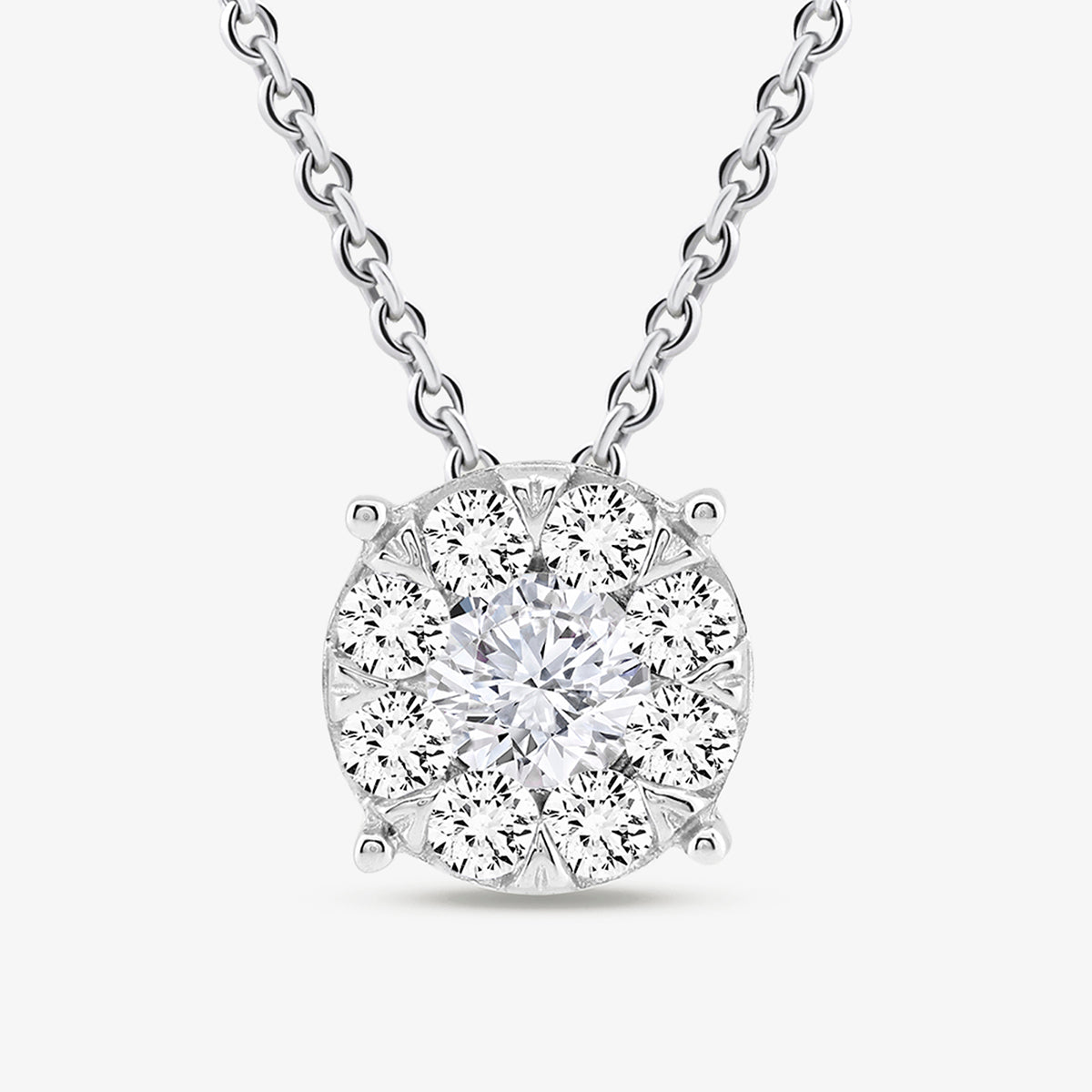 CLASSIC <span>Halo Solitaire</span> NECKLET