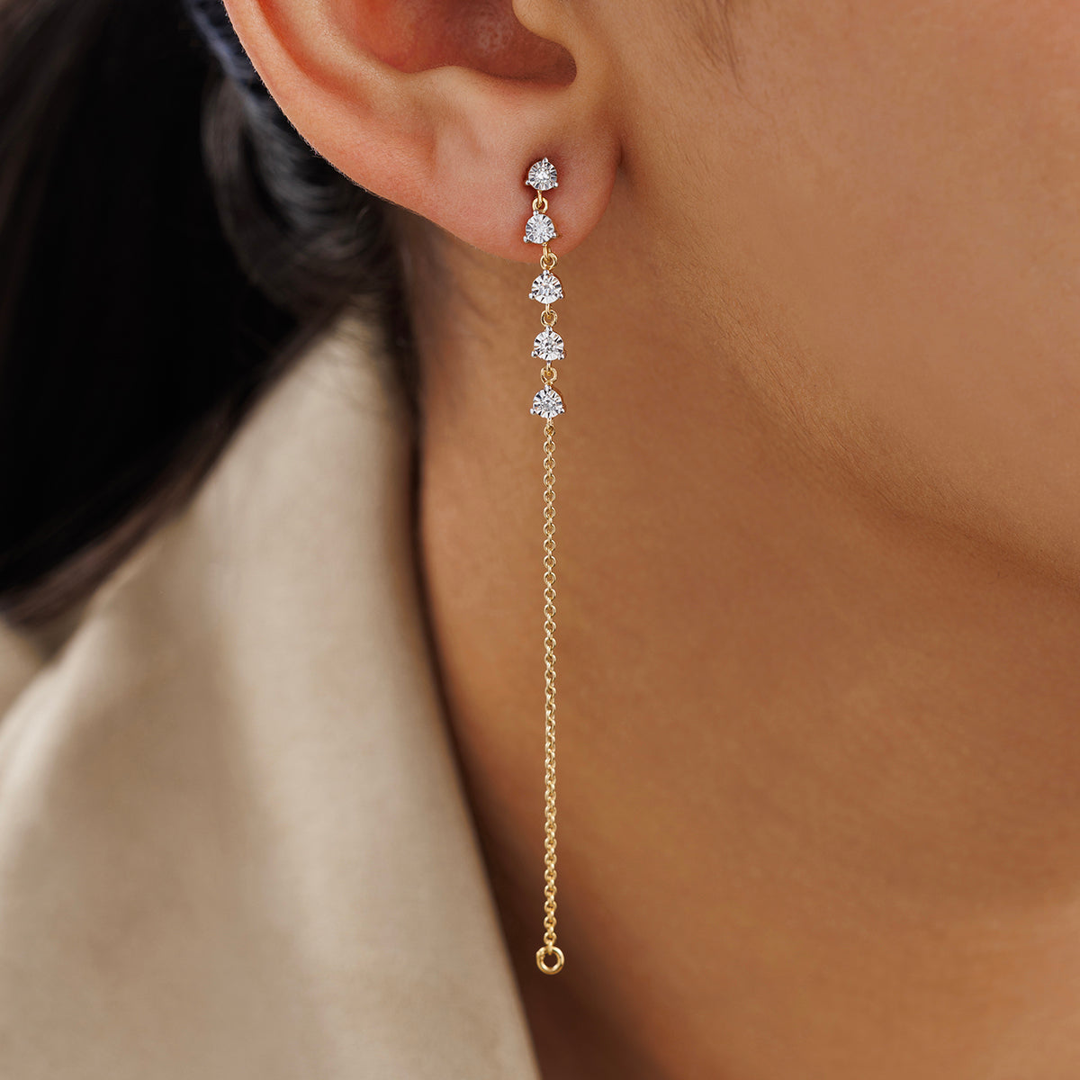 SILENT<span> Spark Diamond Sui Dhaga </span>EARRINGS