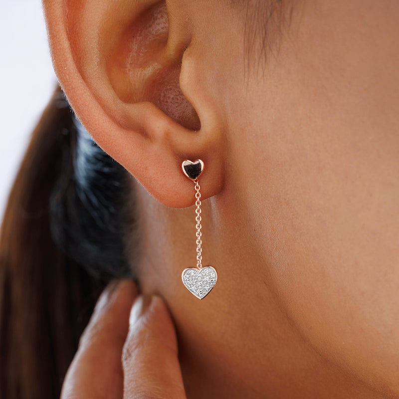 Sweetheart Diamond Sui Dhaga Earrings