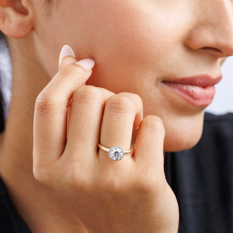 Circular Halo Mount Ring