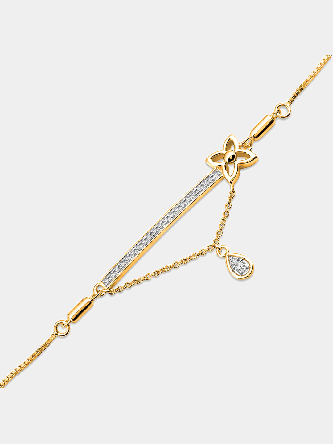 Dangle Bloom Bolo Bracelet - keemti jewels