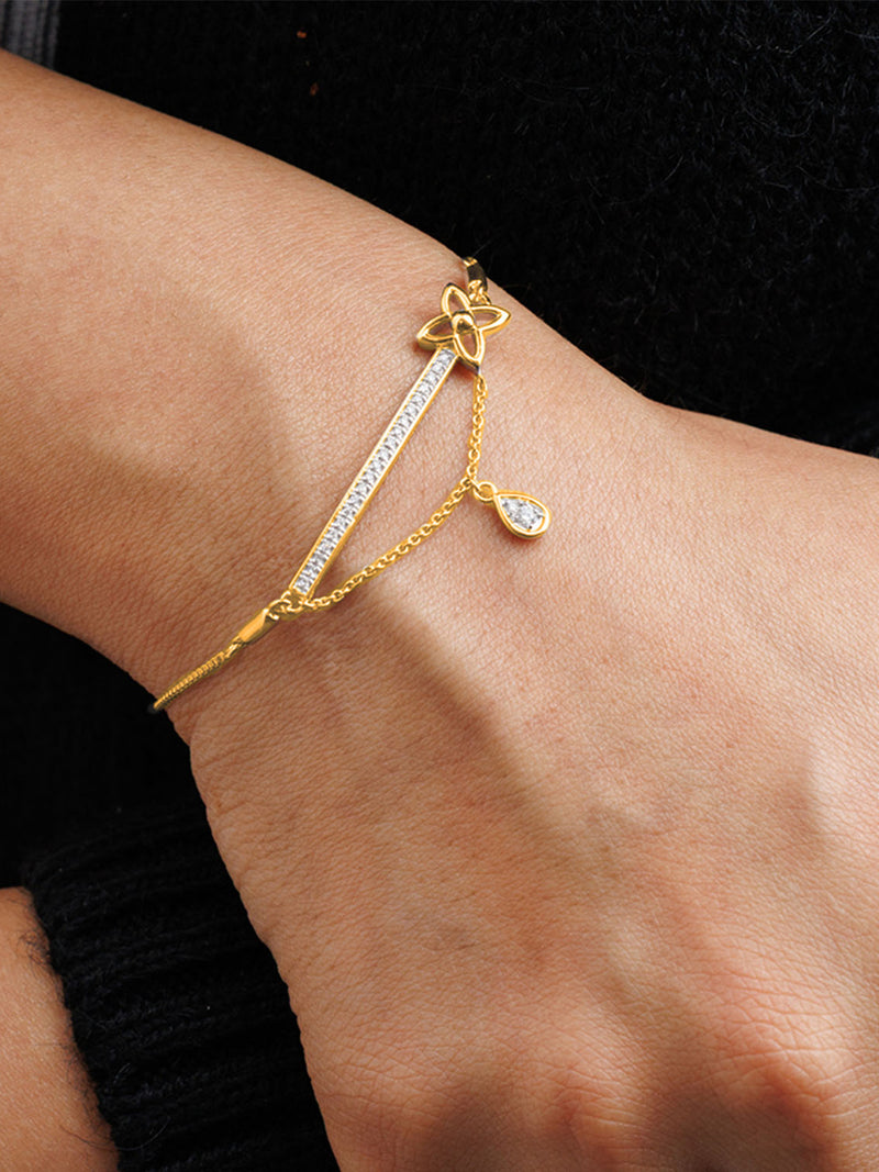 Dangle Bloom Bolo Bracelet - keemti jewels