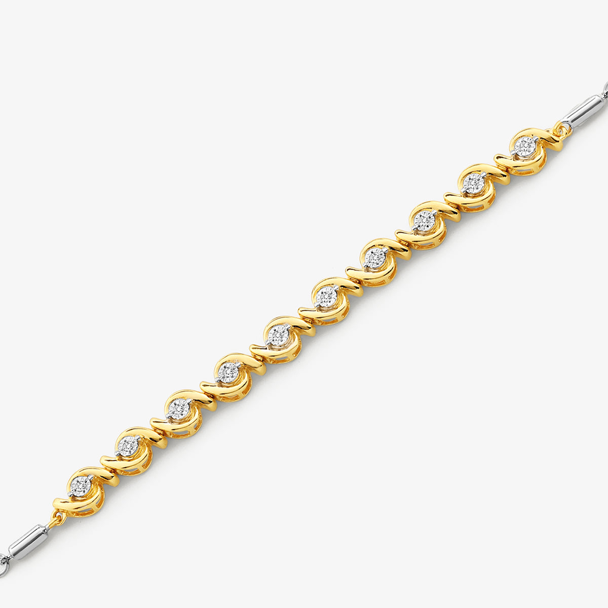 Fusion Loop Adjustable Diamond Bracelet