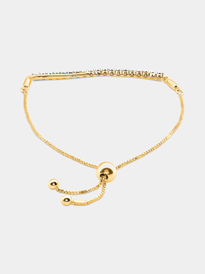 Asymmetric Spark Bolo Bracelet - keemti jewels