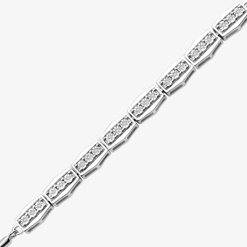 Facet Link Bolo Bracelet