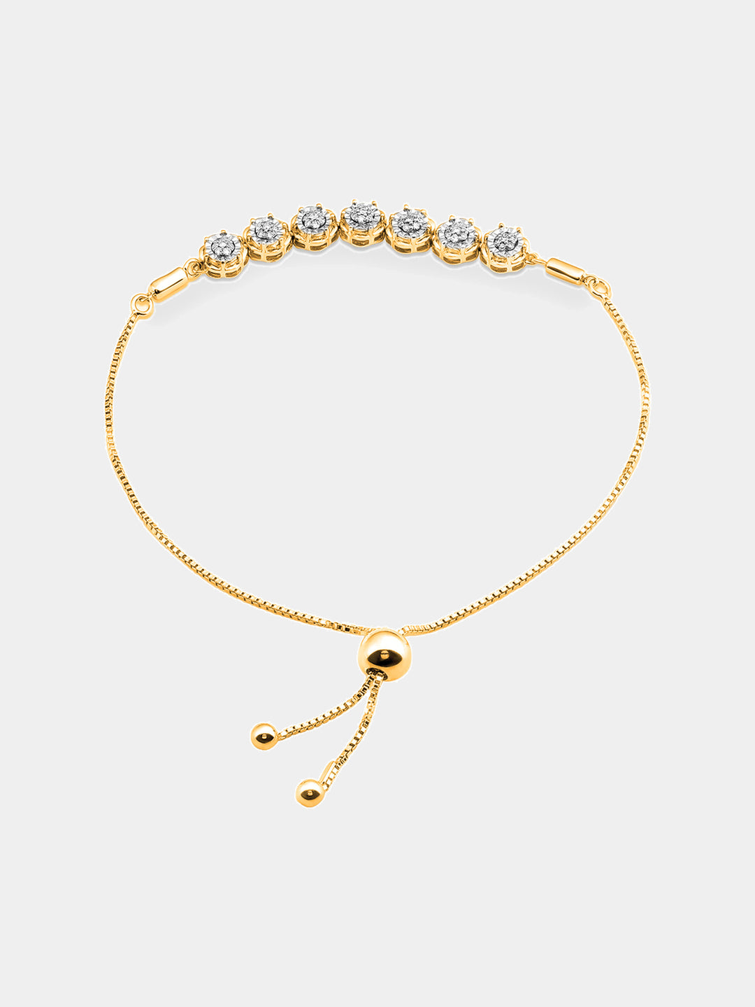 Cascading Floral Bolo Bracelet - keemti jewels
