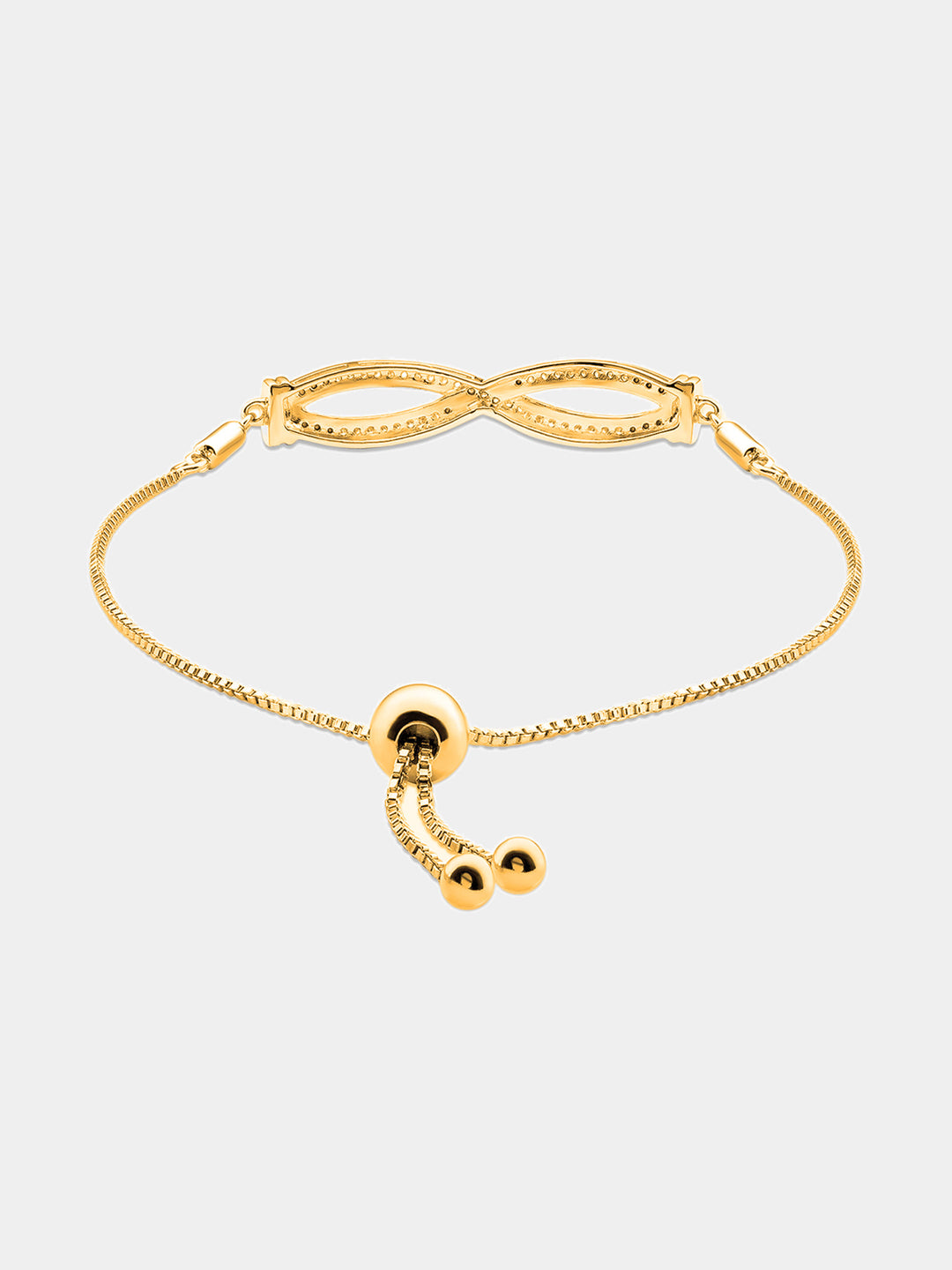 Infinity Diamond Bolo Bracelet - keemti jewels