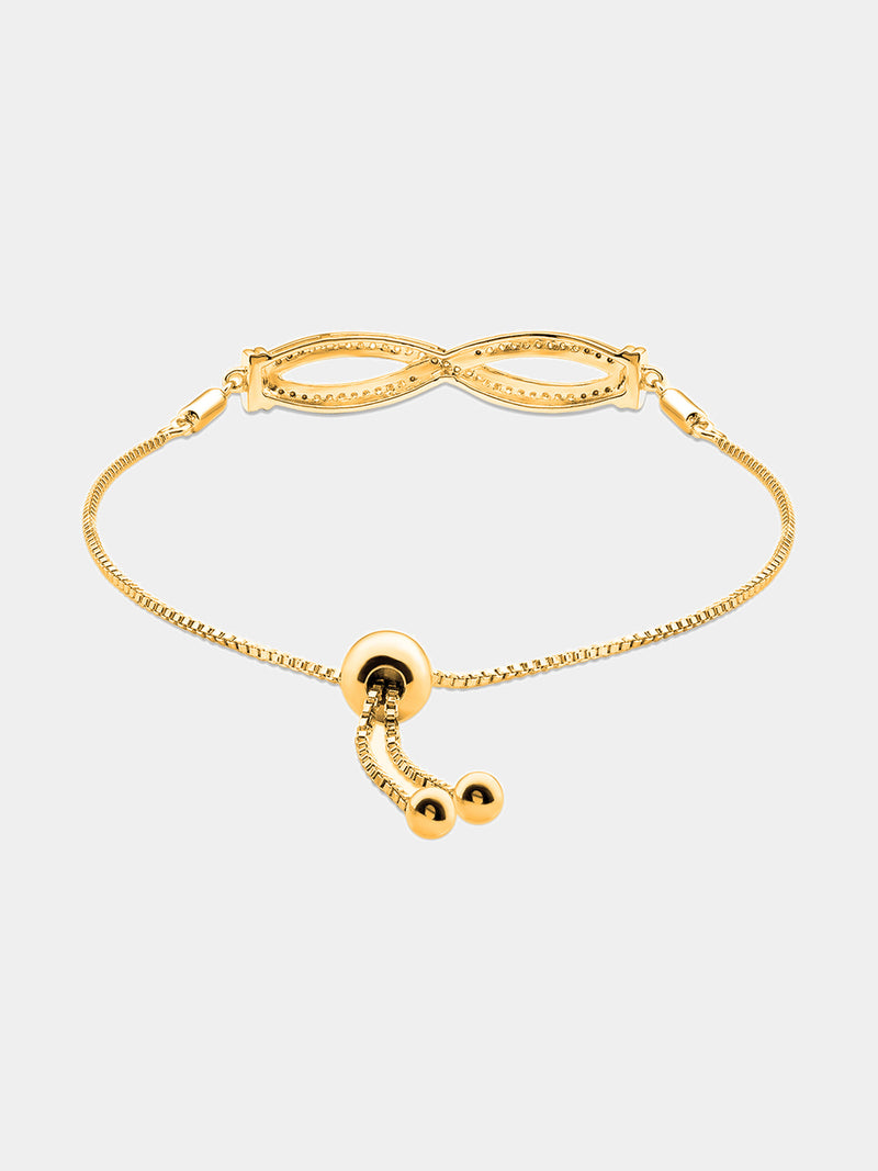 Infinity Diamond Bolo Bracelet - keemti jewels