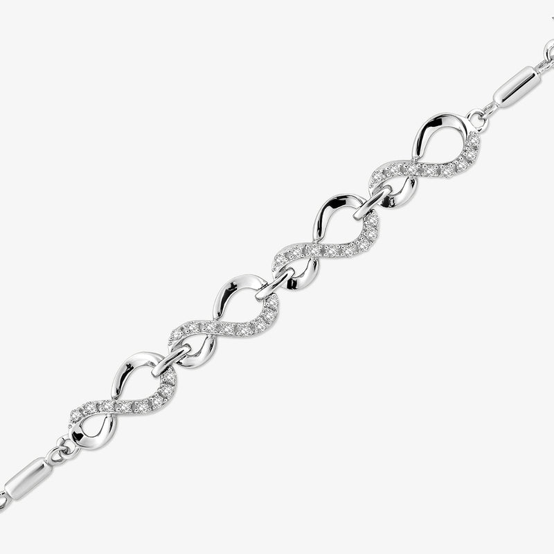 Infinity Link Bolo Bracelet