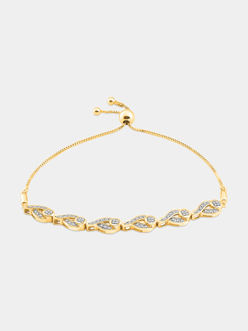 Teardrop Link Bolo Bracelet - keemti jewels