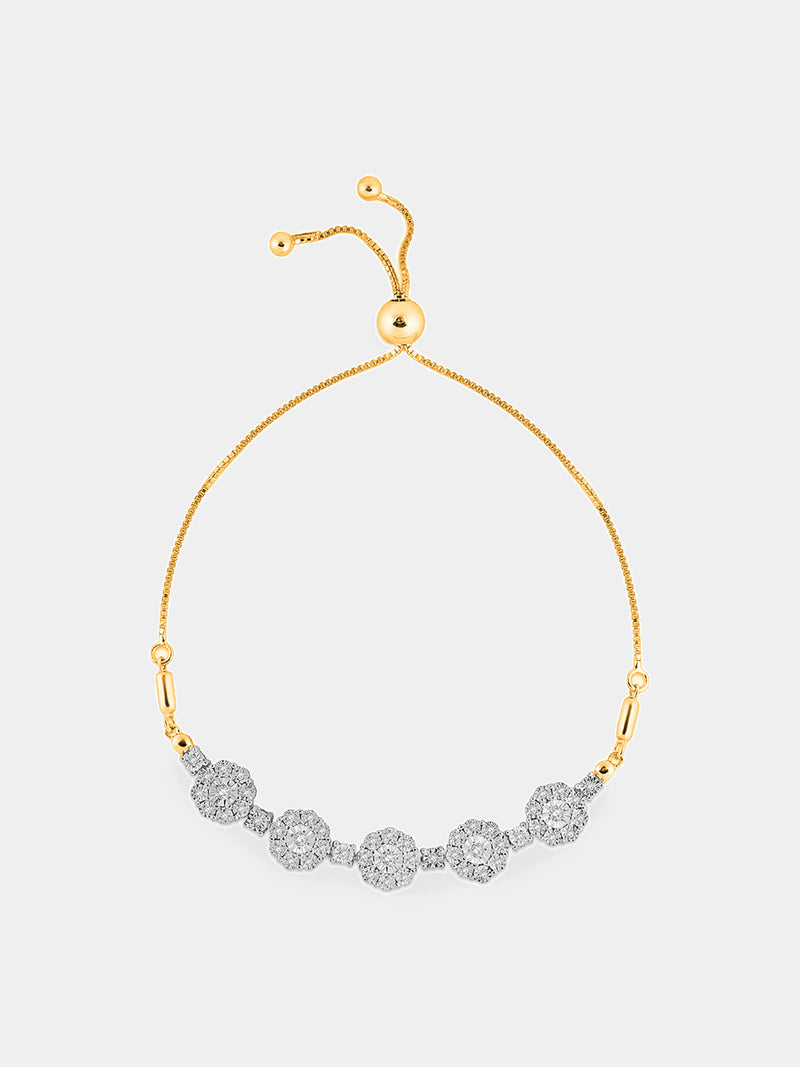 Keemti Jewels Florette Bloom Bolo Bracelet Side View
