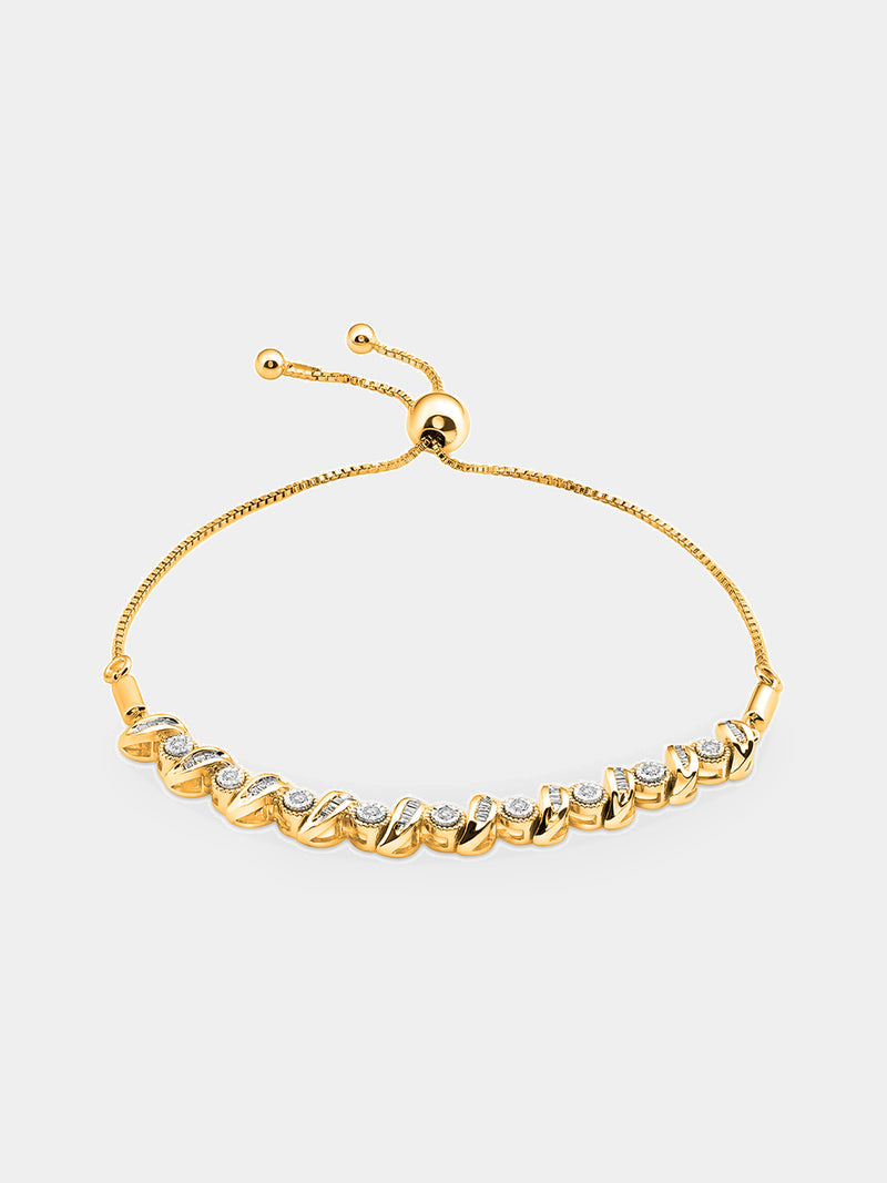 Keemti Jewels Twilight Wave Bolo Bracelet Model View