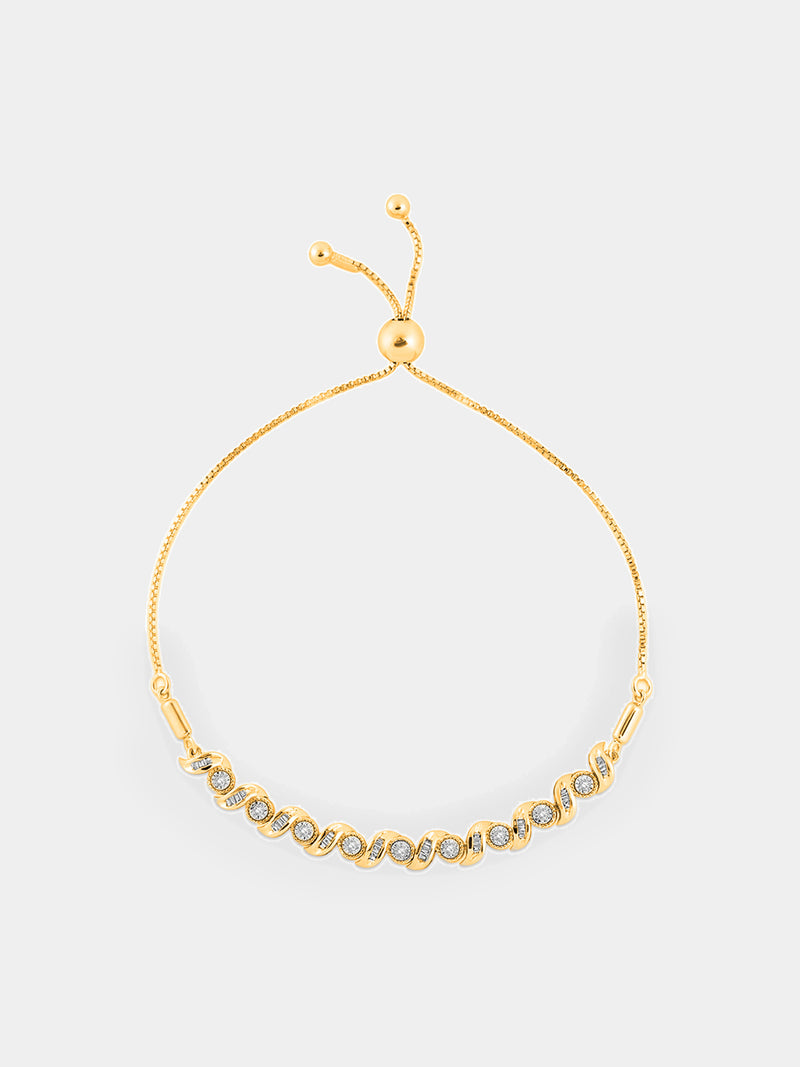 Keemti Jewels Twilight Wave Bolo Bracelet Side View