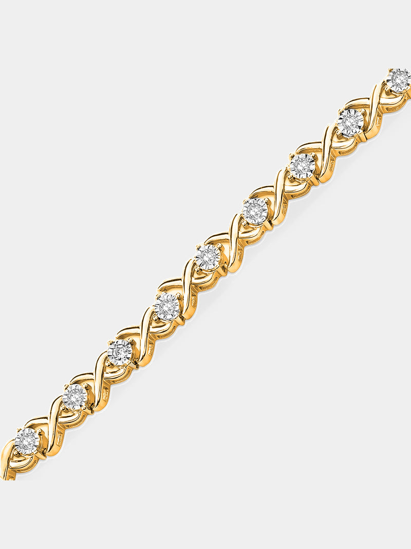 Keemti Jewels Infinity Twist Bolo Bracelet Main View