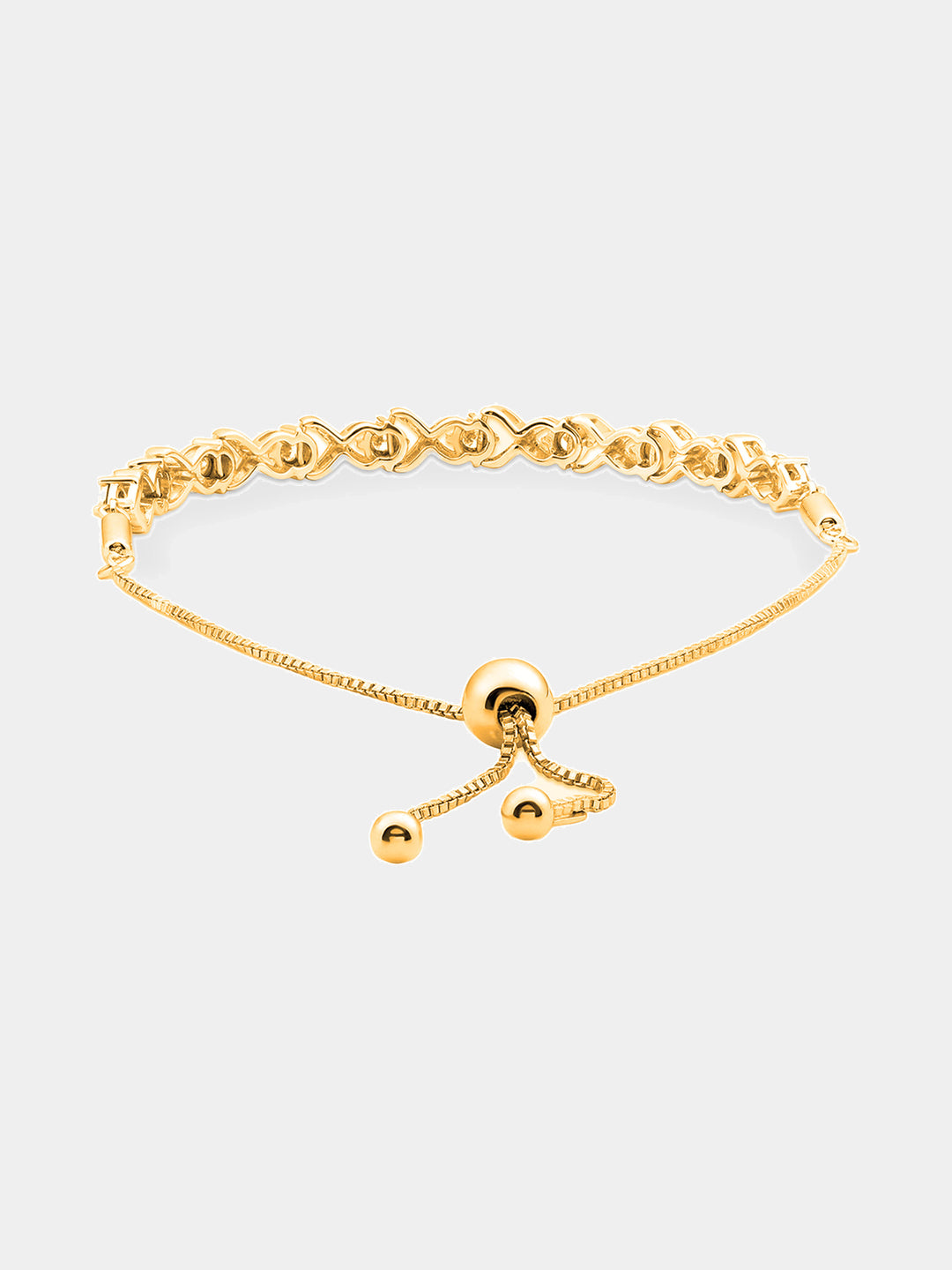 Keemti Jewels Infinity Twist Bolo Bracelet Side View