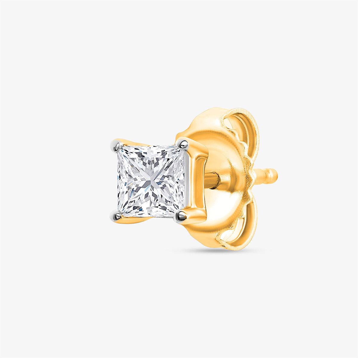 Classic Square Diamond Stud Earrings - keemti jewels