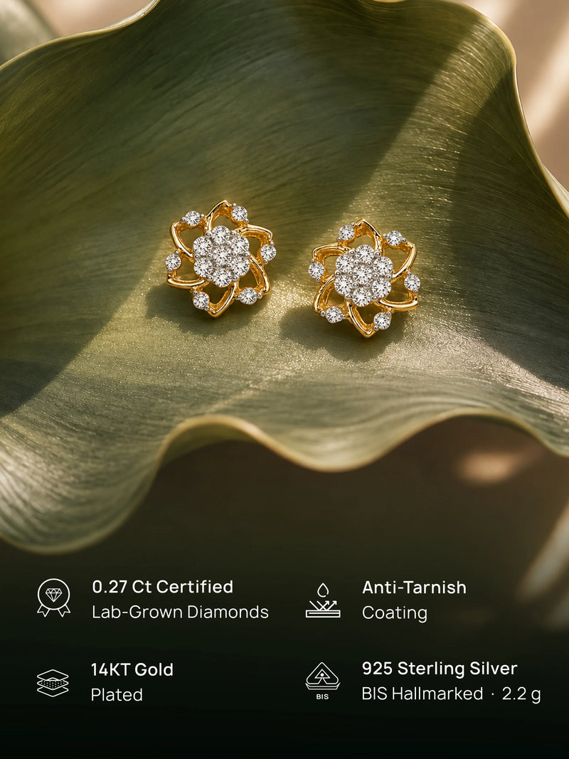 Floral Essence Stud Earrings