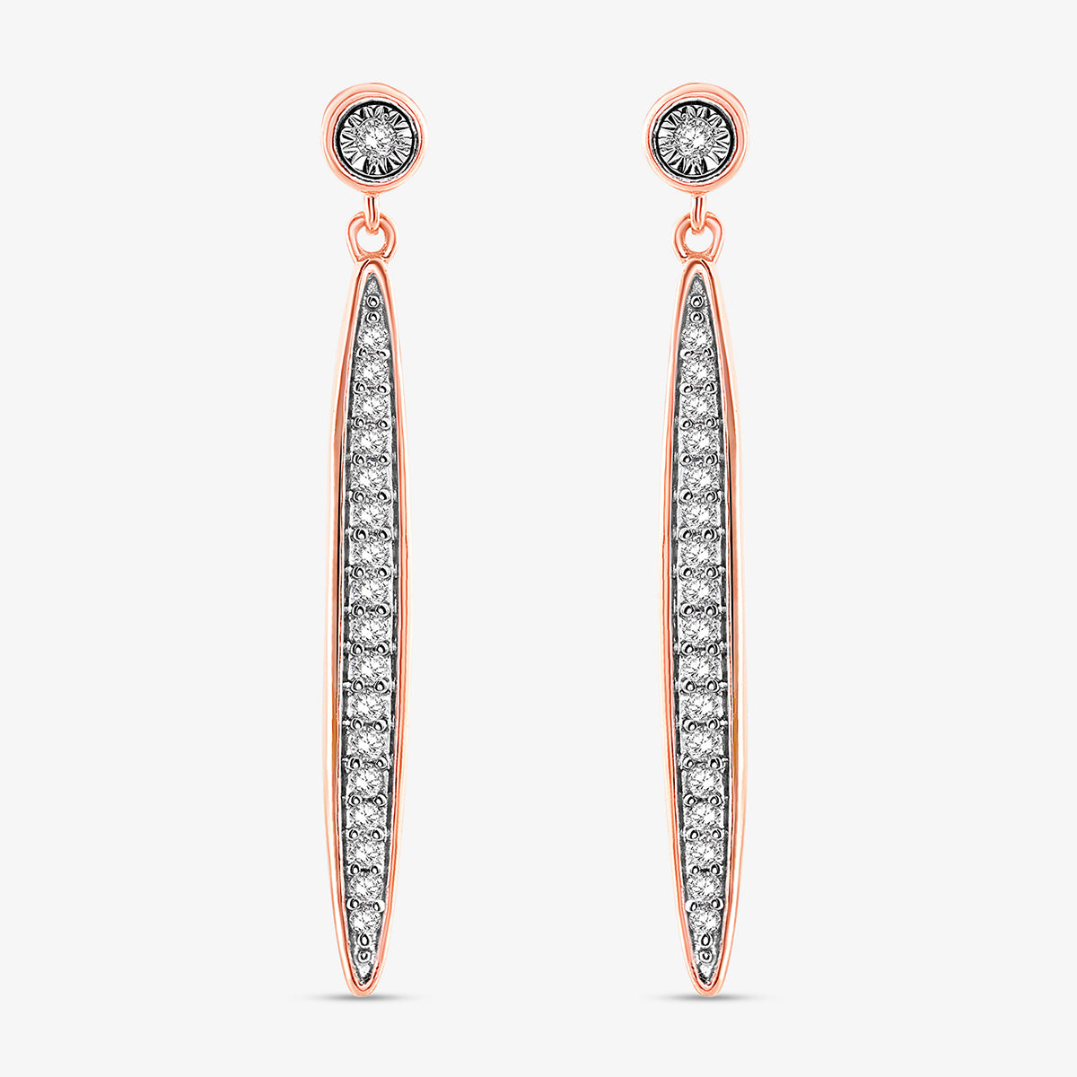 Long Bar Drop Earrings