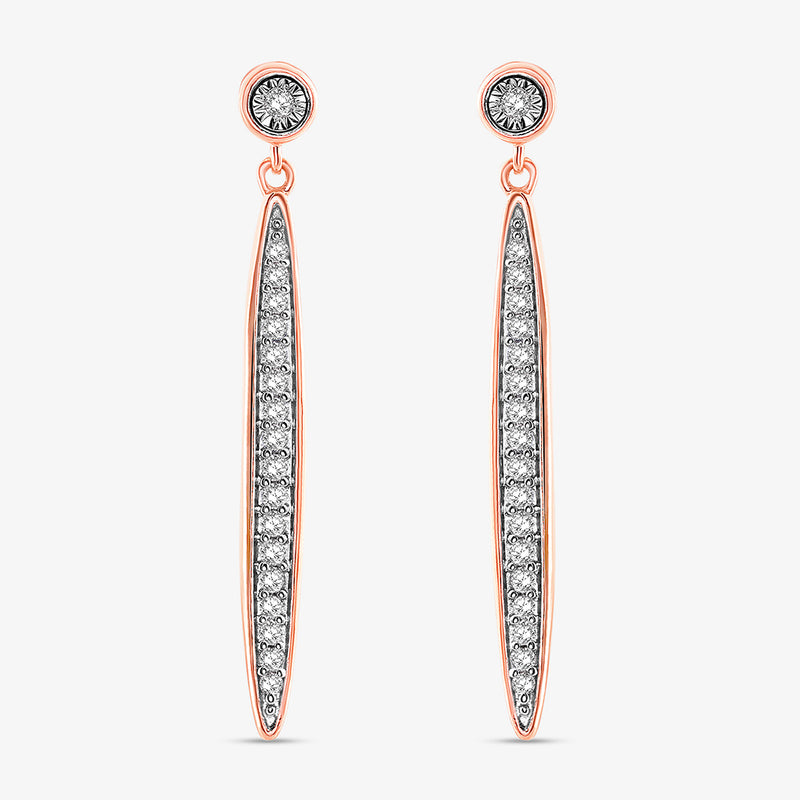 Long Bar Drop Earrings