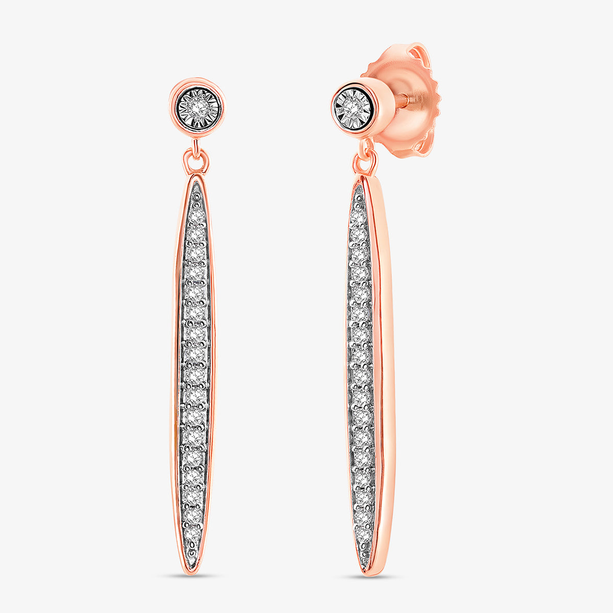 Long Bar Drop Earrings
