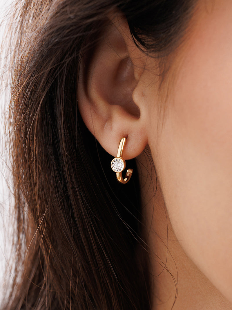 Keemti Jewels Orbit Glow Hoop Earrings Extra View