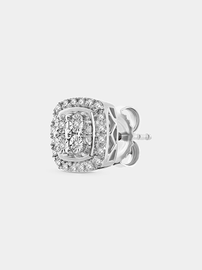 Keemti Jewels Grace Halo Diamond Earrings Extra View
