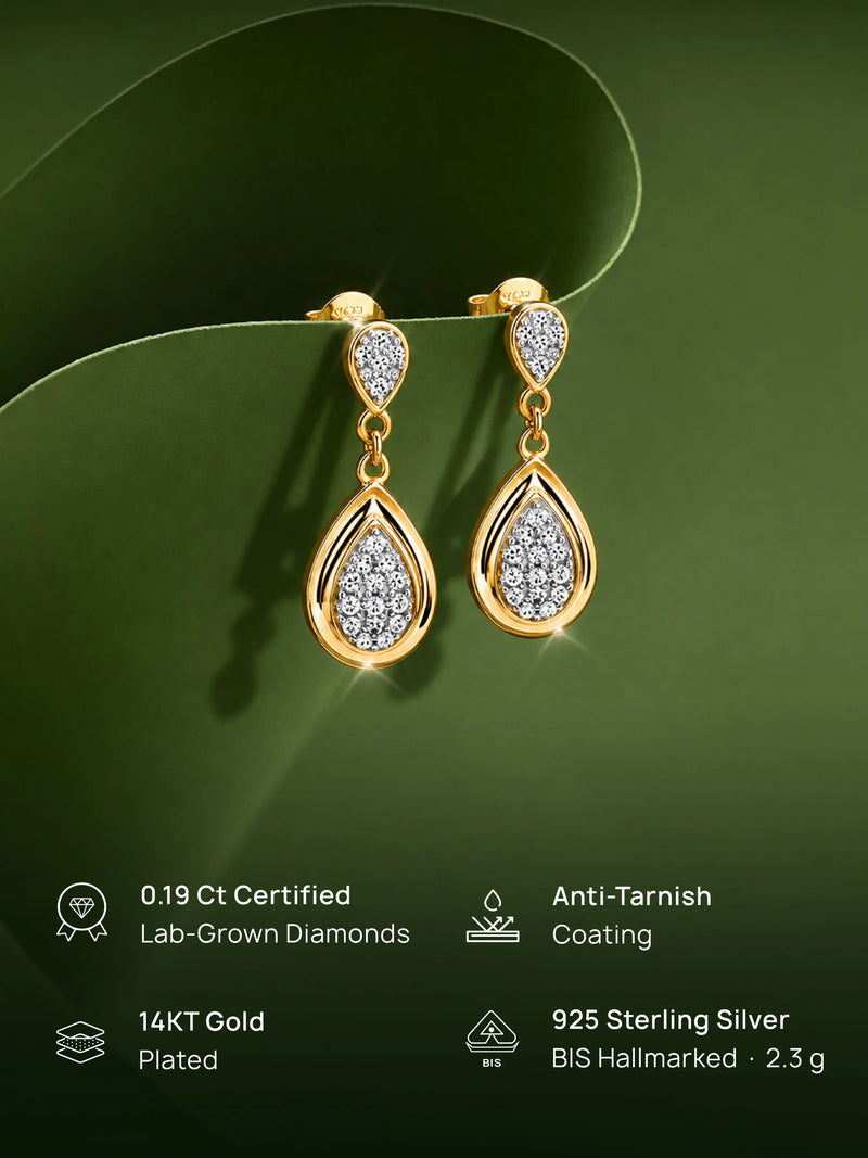 Classic Teardrop Statement Earrings
