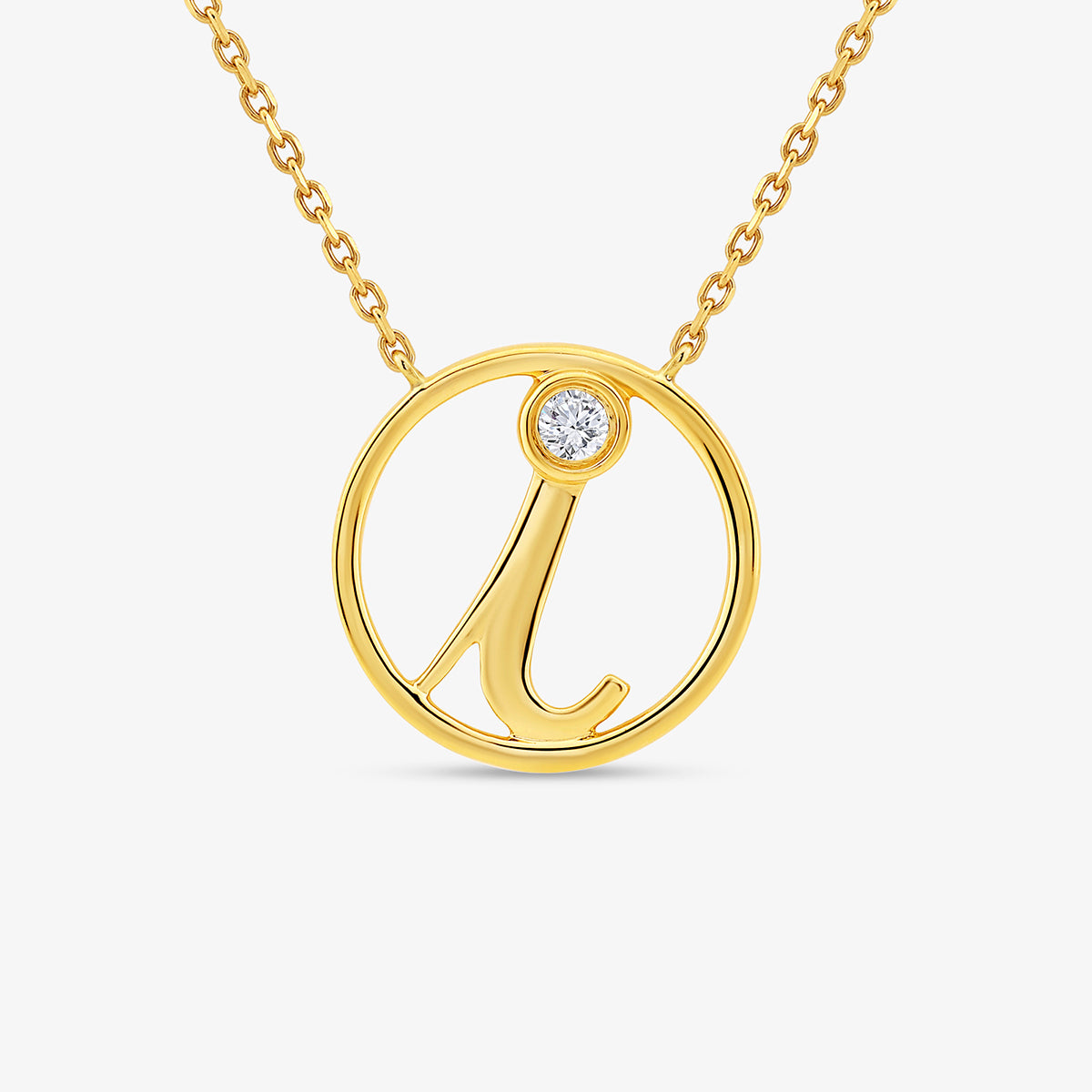 SIGNATURE<span> I Initial Diamond </span>NECKLET
