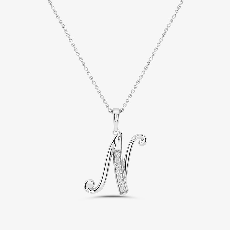Classic A Signature Diamond Pendant