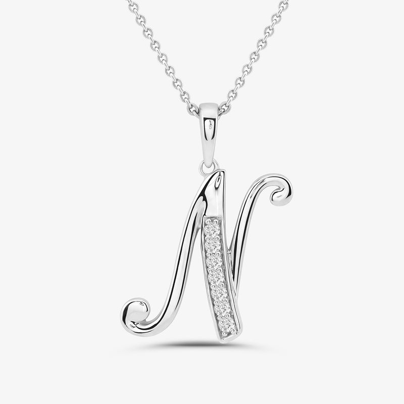 Classic A Signature Diamond Pendant