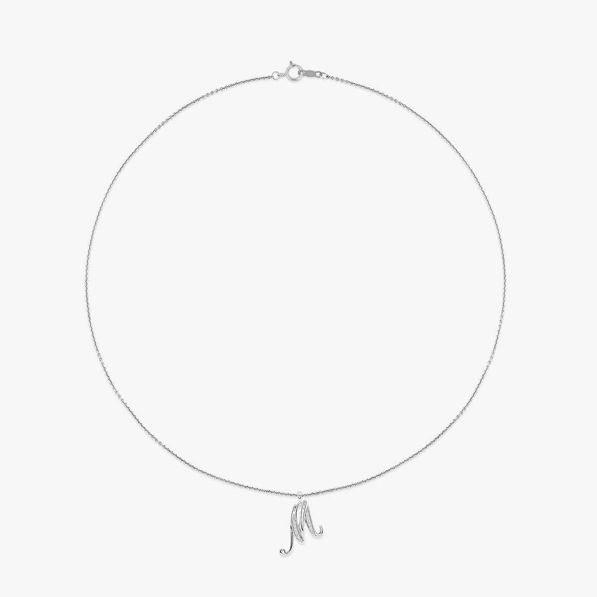 CLASSIC<span> M Signature Diamond </span>PENDANT