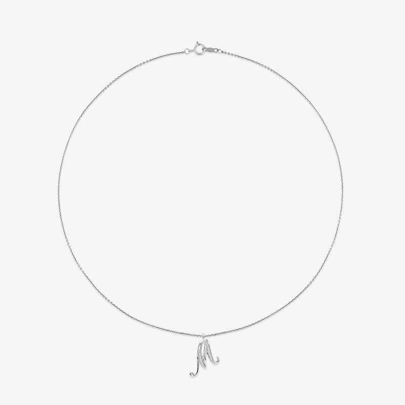 Classic M Signature Diamond Pendant